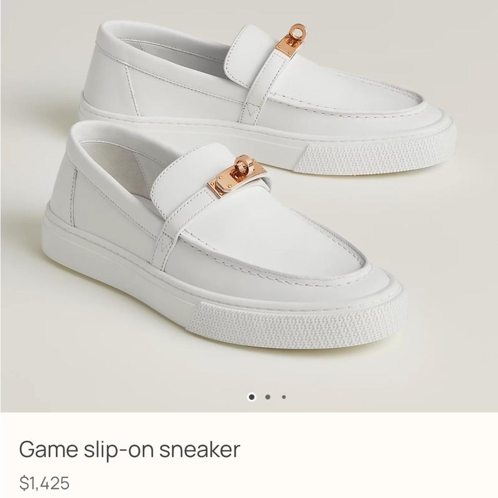 Hermes loafer / slip on sneakers